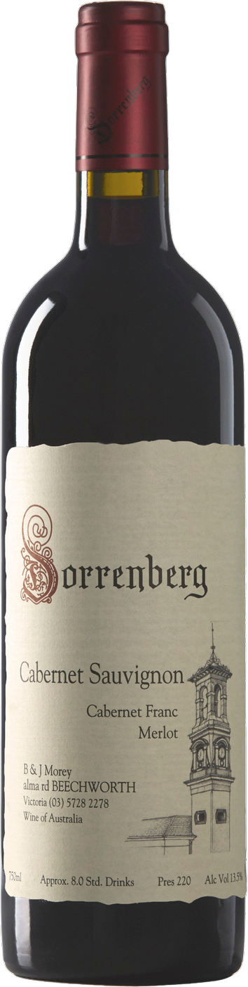 Sorrenberg Cabernet Sauvignon Cabernet Franc Merlot 2023 bottle — Beechworth